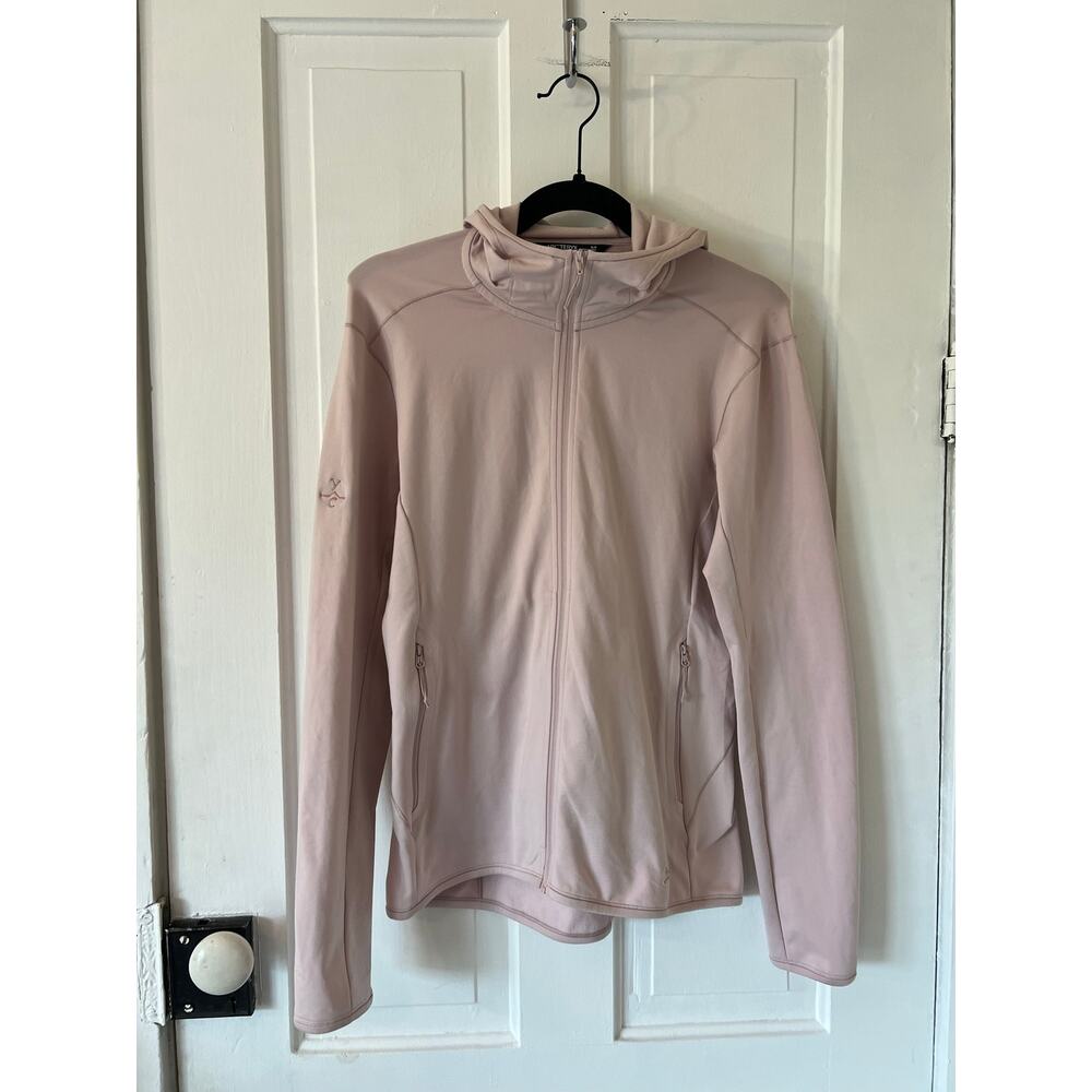 Arcteryx Kyanite LT light pink womens hoodie full zip small yellowstone club YC